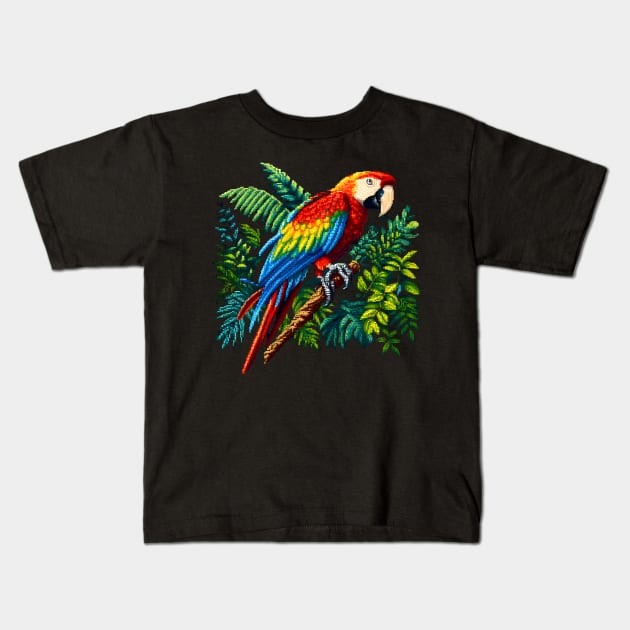 parrot owner Kids T-Shirt by vaporgraphic